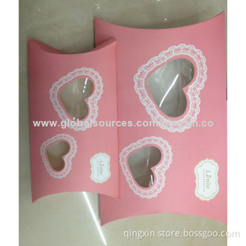 Cake Pillow Boxes, Available in Various Colors and Sizes, Best Quality with Low-price